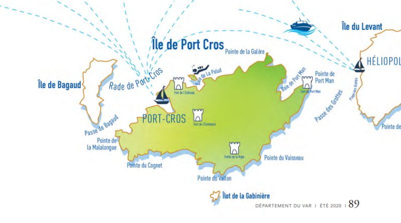 Le Var n°9 été 2020 - île de Port Cros proche de La Londe et de Hyères