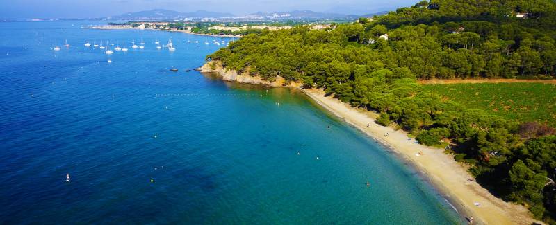 Plages de La Londe les Maures dans le Var